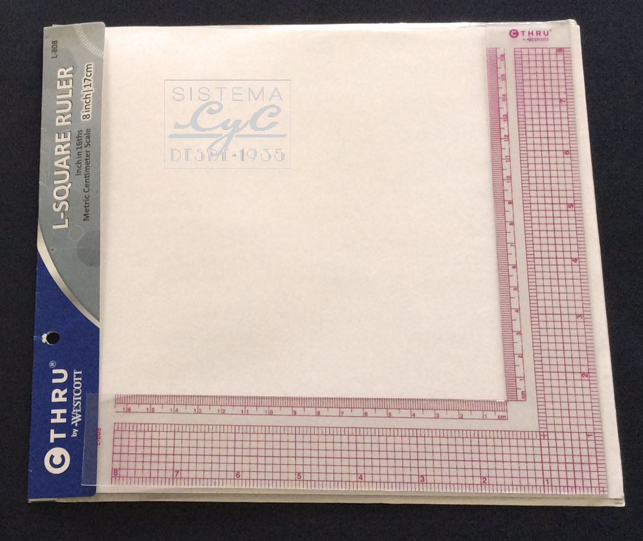 Regla L 16cm x 16cm – Image 1