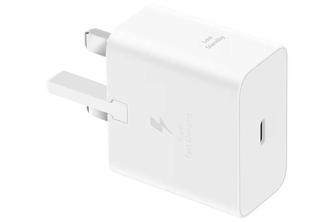 SAMSUNG 25W Super Fast Charging Adapter  – 25W Power Adapter WHITE