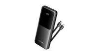 Vention Powerbank 10000mAh 22.5W Built-in USBC+Lighting Black FHOB0 – Image 1
