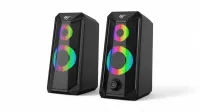 HAVIT GAMING STEREO RGB SPEAKERS 10W BLACK SK202 – Image 1