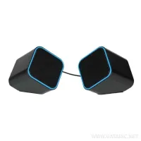 HAVIT USB 6W SPEAKERS BLACK/BLUE HV-SK473 – Image 1