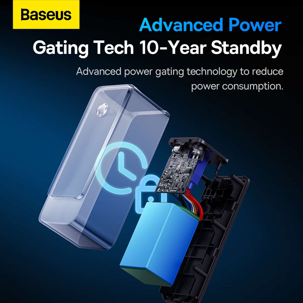 Baseus Car Jump Start Booster & Powerbank 6000mAh 600A ALPHA Black – Image 4