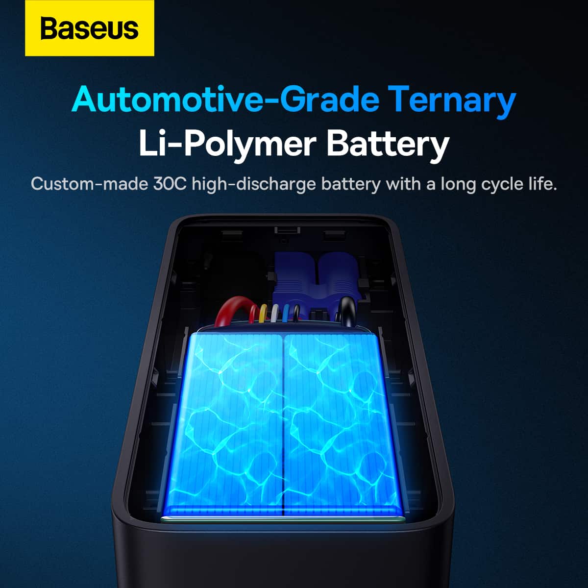 Baseus Car Jump Start Booster & Powerbank 6000mAh 600A ALPHA Black – Image 5