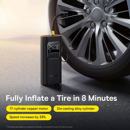 Baseus Car Inflator Pump Wireless SUPER MINI PRO – Image 2