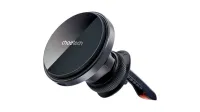 Choetech T204-F magnetic car holder with 15W wireless charging - black – Image 1