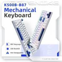 Machenike K500B-B87 75% TKL Mechanical Wired Gaming Keyboard, 87 Keys Compact – Image 3