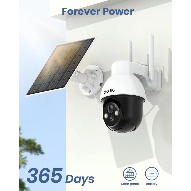 AOSU SOLAR CAMERA 2K 360° – Image 3