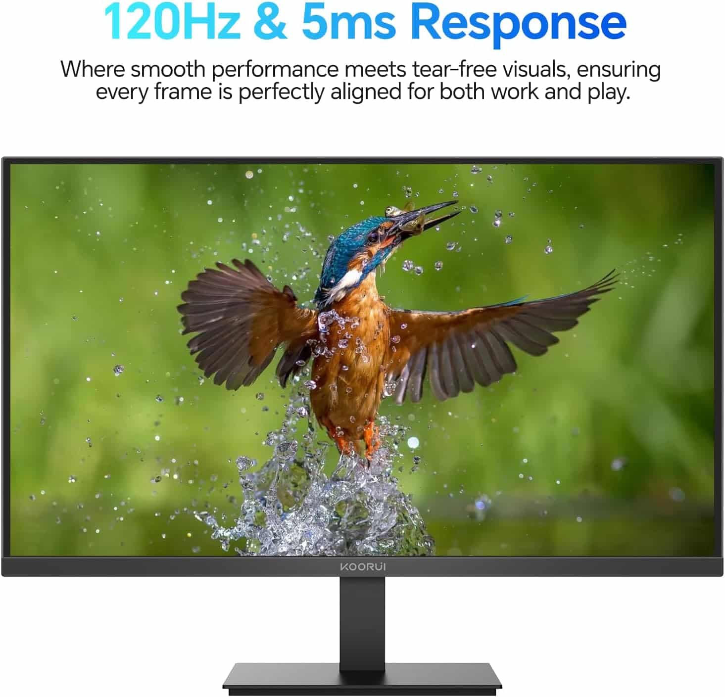 KOORUI MONITOR 23.8″ FHD/IPS/120Hz/ULTRA-THIN VGA/HDMI 3YW E2411H – Image 5