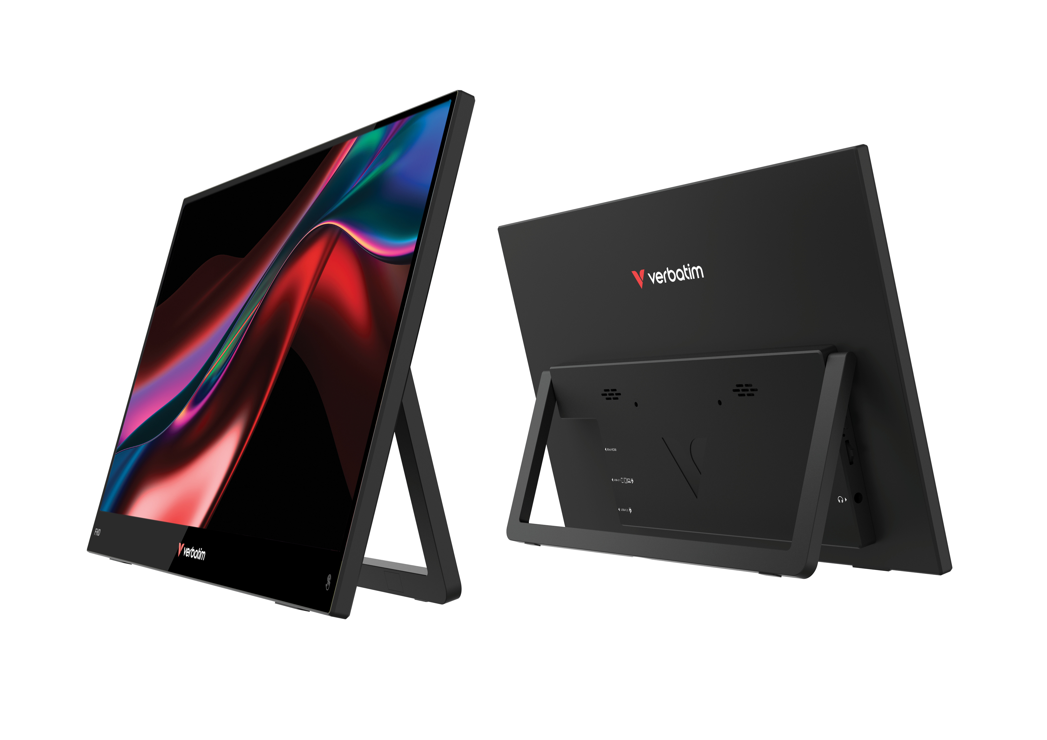 Verbatim Monitor Portable Touch 15.6" Full-HD USB-C LIGHT Series – Image 5