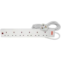 Mercury 6 Gang with Surge protection 2m 429.776UK – Image 1