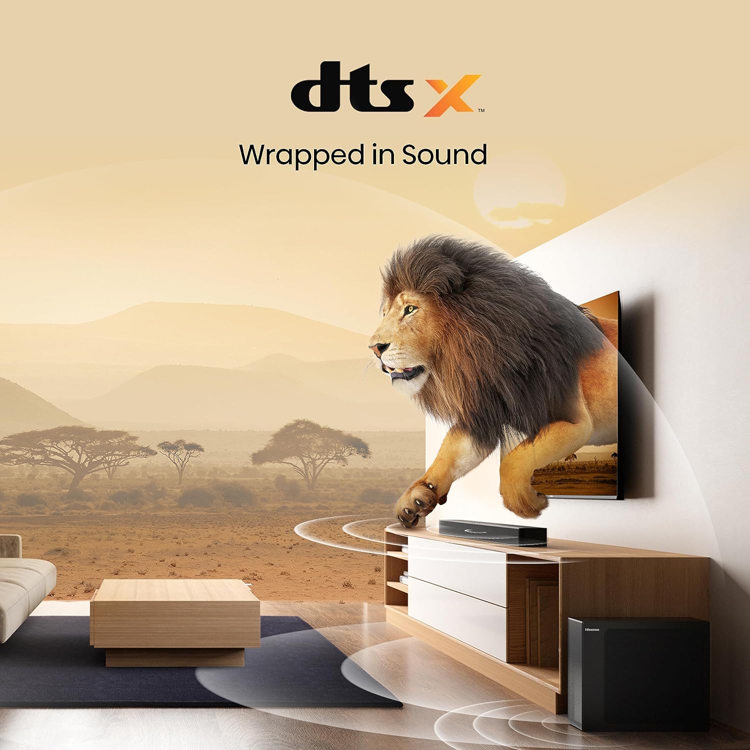 Hisense Soundbar HS2100 2.1 CH 240W BT/USB/Optical – Image 4