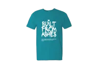 Built From Ashes Tee - Summer Collection – Tropical Blue, X-Small