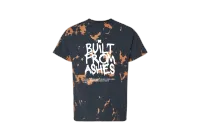 Built From Ashes Tee - Summer Collection – Black Bleached Out , X-Large