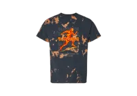 The Burning Man Tee - Summer Collection – Black Bleached Out , Large