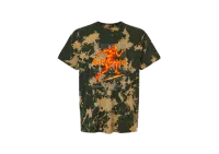 The Burning Man Tee - Summer Collection – Green Bleached Out, X-Large