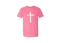 The Remnant Cross Tee - Summer Collection – Azalea, Large