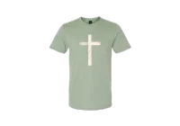 The Remnant Cross Tee - Summer Collection – Sage, Small