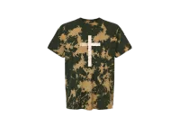 The Remnant Cross Tee - Summer Collection – Green Bleached Out, X-Large