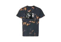 The Lion & Lamb Tee - Summer Collection – Black Bleached Out , X-Large