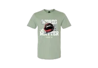 Words Matter Tee - Summer Collection – Sage, Medium