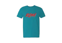 RGM Signature Tee - Summer Collection – Tropical Blue, X-Small, Red