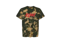 RGM Signature Tee - Summer Collection – Green Bleached Out, X-Large, Red