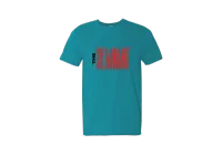 The Statement Tee - Summer Collection – Tropical Blue, X-Small