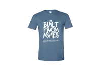 Built From Ashes Tee – Indigo Blue, Small