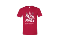 Built From Ashes Tee – Red, Medium