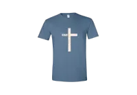 The Remnant Cross Tee – Indigo Blue, X-Large