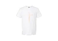 The Remnant Cross Tee – White, Large