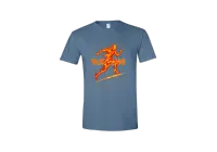 The Burning Man Tee – Indigo Blue, Medium