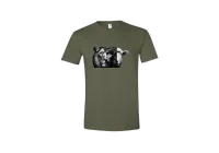 The Lion & Lamb Tee – Military Green, Medium