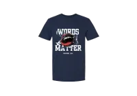 Words Matter Tee – Navy, X-Large