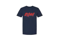 RGM Signature Tee – Navy, X-Large, Red