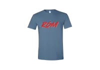 RGM Signature Tee – Indigo Blue, Large, Red
