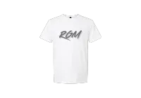 RGM Signature Tee – White, 3X-Large, Gray