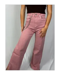 Amira láncos, bő szárú farmernadrág – Image 2