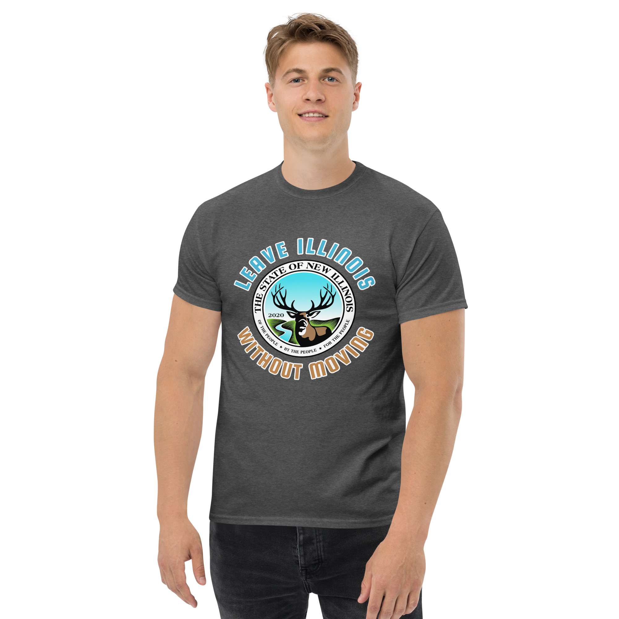 New Illinois Men’s classic tee – Image 3