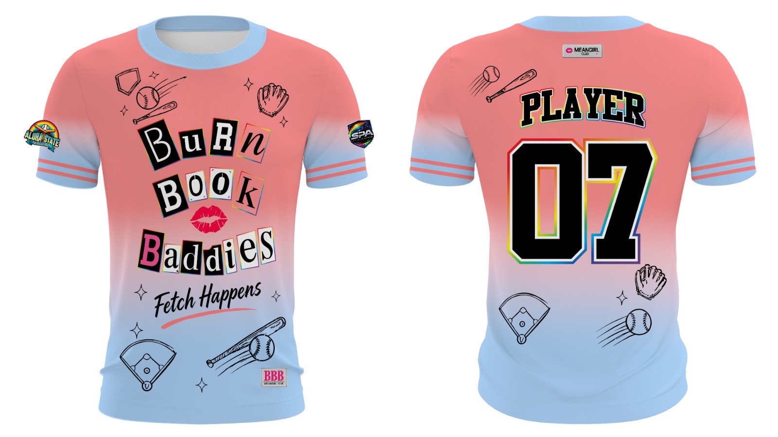 ASSL Burn Book Baddies Custom Jersey – Image 1