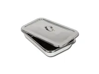 [A00011038] - Vassoio+coperchio inox 264x172x47 mm – Image 1