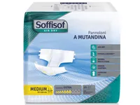 [A00099971] - pannoloni soffisoft air dry incontinenza moderata medio Gima – Image 1