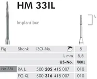 [A00126022] - Fresa tungsteno fgxl hm33il 316 010 - 5pz Consorzio ONDA – Image 1
