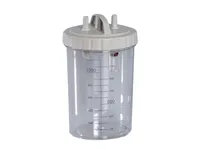 [A00011992] - Vaso [1 litro] con coperchio autoclavabile per sacche monouso per aspirazioni chirurgiche Gima – Image 1