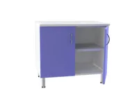 [A00168279] - unità base doppia 2 porte con 2 scaffali - colore a richiesta Gima – Image 1