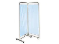 [A00100275] - paravento a 2 ante azzurro trevira Gima – Image 1