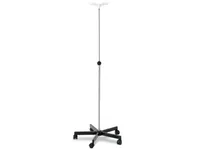 [A00167430] - asta portaflebo 2 ganci - su piantana a rotelle - smontata Gima – Image 1