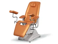 [A00011591] - GYNEX PROFESSIONAL Poltrona ginecologica a 3 motori con portarotolo colore albicocca metallizzato Gima – Image 1