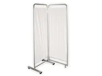 [A00100274] - 45578 Paravento a 2 ante con ruote colore bianco Gima – Image 1