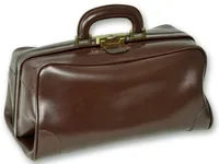 [A00099230] - borsa florida pelle marrone Gima – Image 1